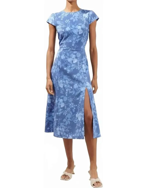 Borage Floral Everbloom Cutout Midi Dress