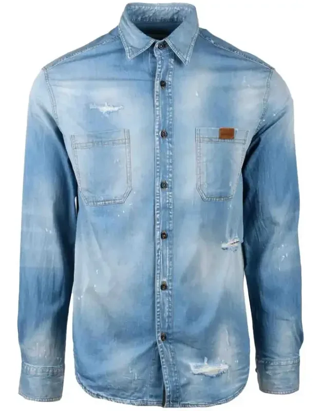 Cotton Blend Stretch Shirt