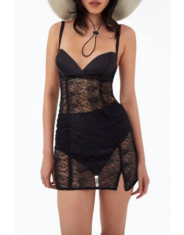 Rosanna Mini Mean Dress With Matching High Waisted Panties