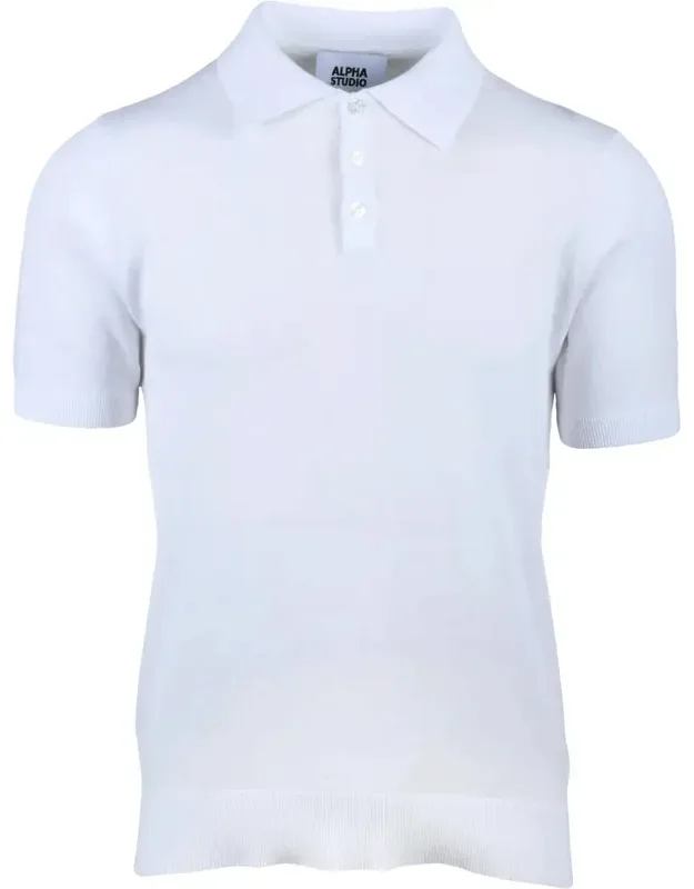 Cotton Knit Polo Shirt