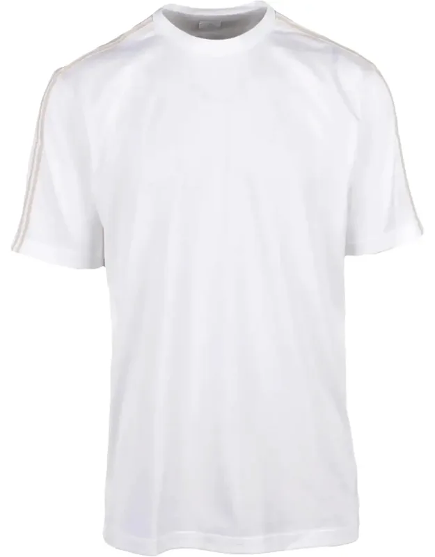 White T-shirt With Premium Cotton And Relaxed Fit