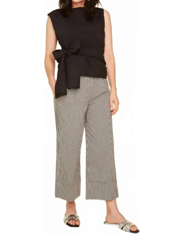 Wide Leg Cropped Pants