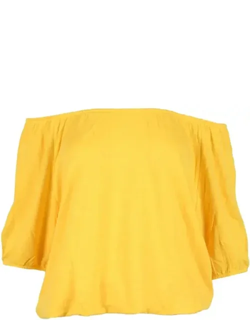 Linen Knitwear Stretch Top