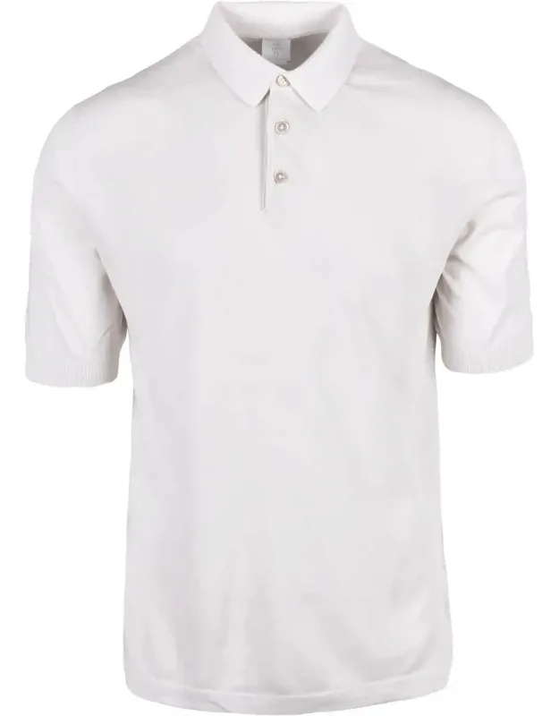 Cotton Knit Polo Shirt