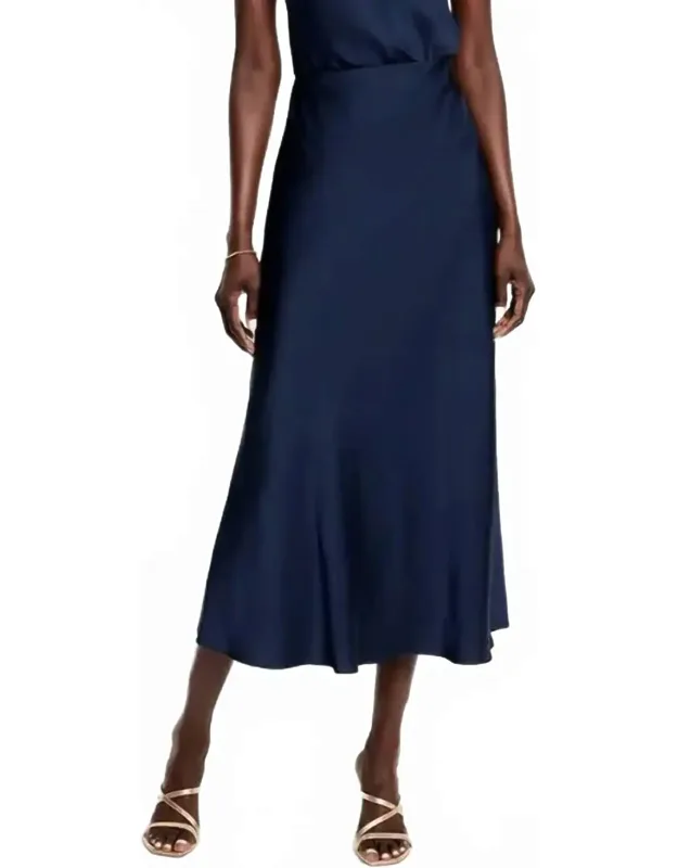 Social Edit Crepe Slip Skirt