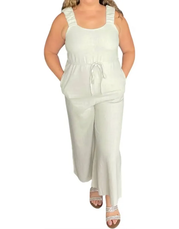 Scrunchie Strap Culotte Jumpsuit