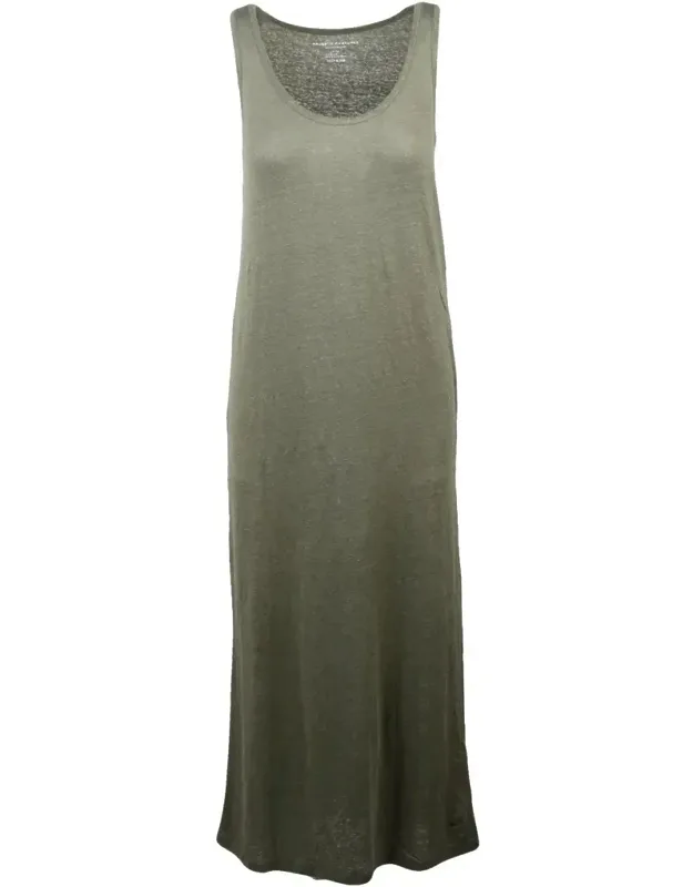 Linen Elastane Tank Dress