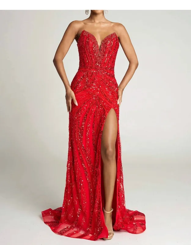 Beaded Prom Dress