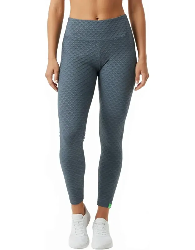 Diamond Weave Jacquard Leggings