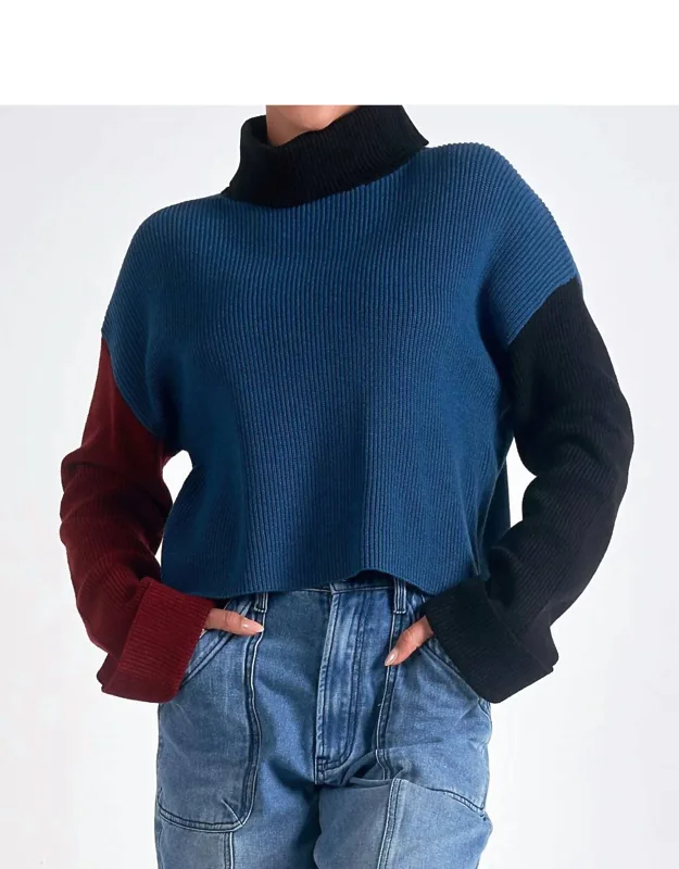 Long Sleeve Mock Neck Sweater