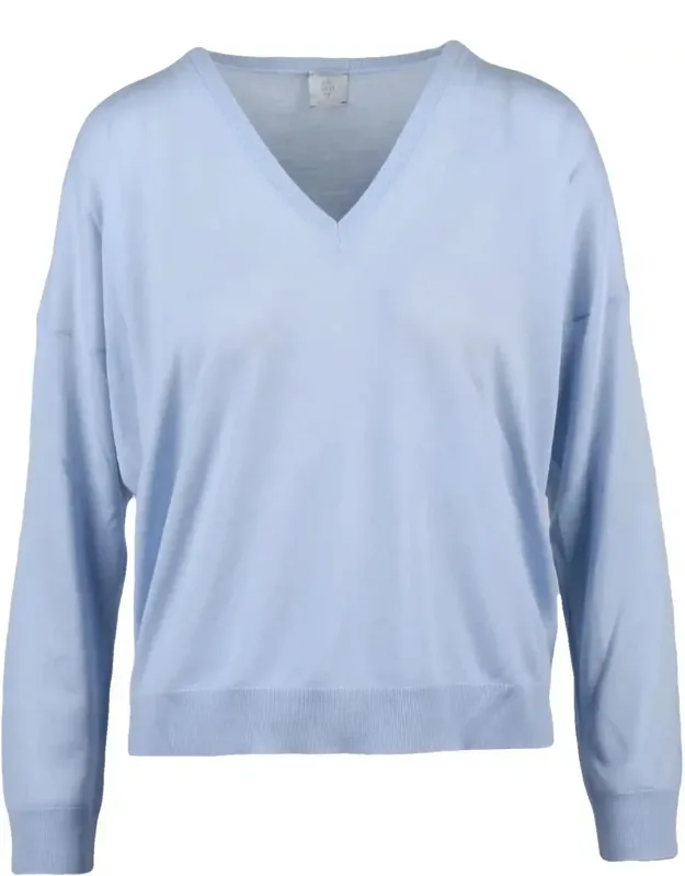 Wool V-neck Pullover