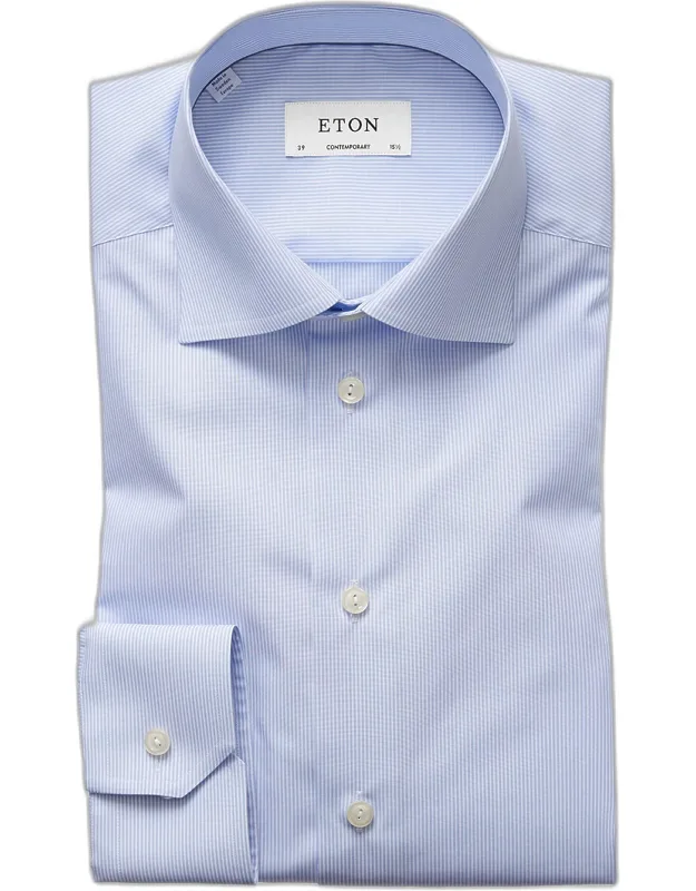 Contemporary-fit Fine Stripe Dress Shirt