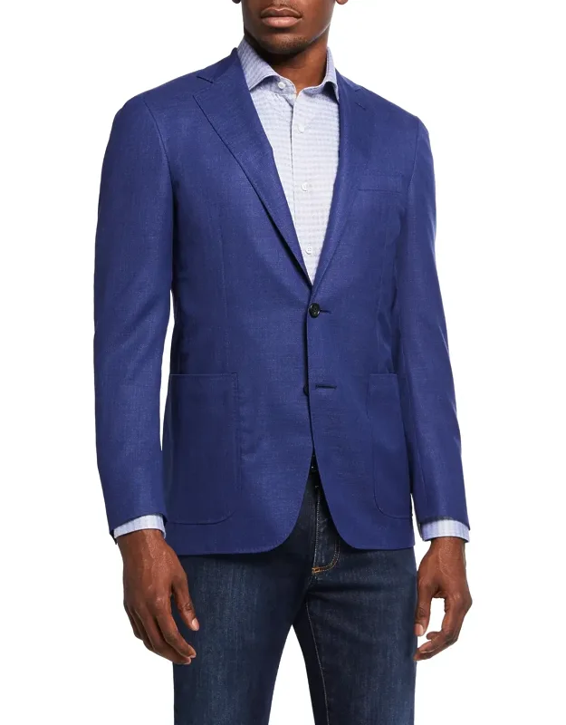 130s Wool Solid Blazer