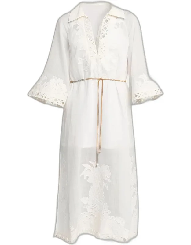 Embroidered Maxi Dress
