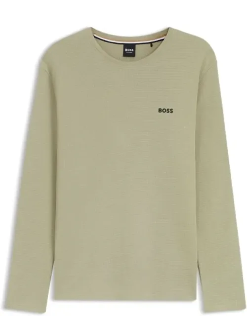 Ottoman Pajama T-shirt With Embroidered Logo