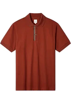Signature Stripe Trim Polo Shirt