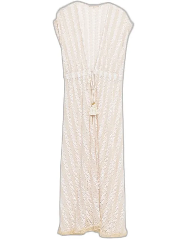 Crochet Maxi Dress Coverup