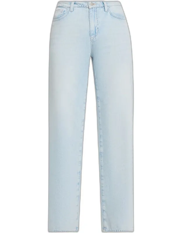 High-rise Wide-leg Denim Jeans
