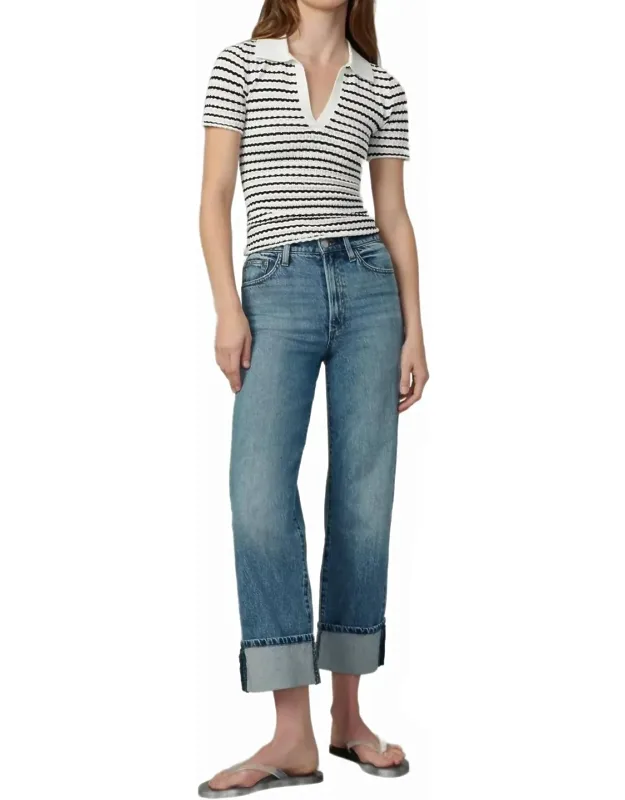 Pointelle Polo Shirt