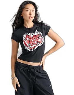 Sportswear Chill Knit Airbrushed Slim Cropped T-shirt