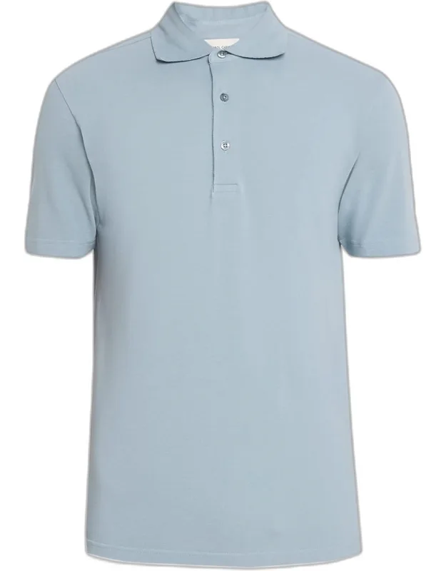 Luca Cotton Pique Polo Shirt