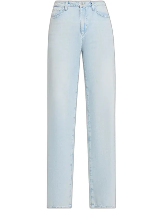 High-rise Wide-leg Denim Jeans