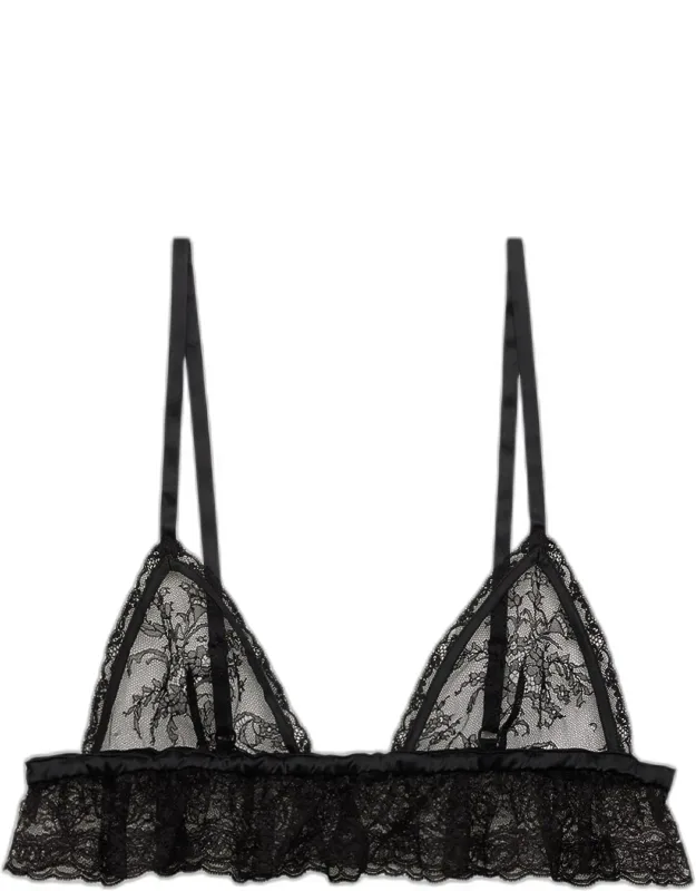 Scalloped Lace Soft Cup Bra