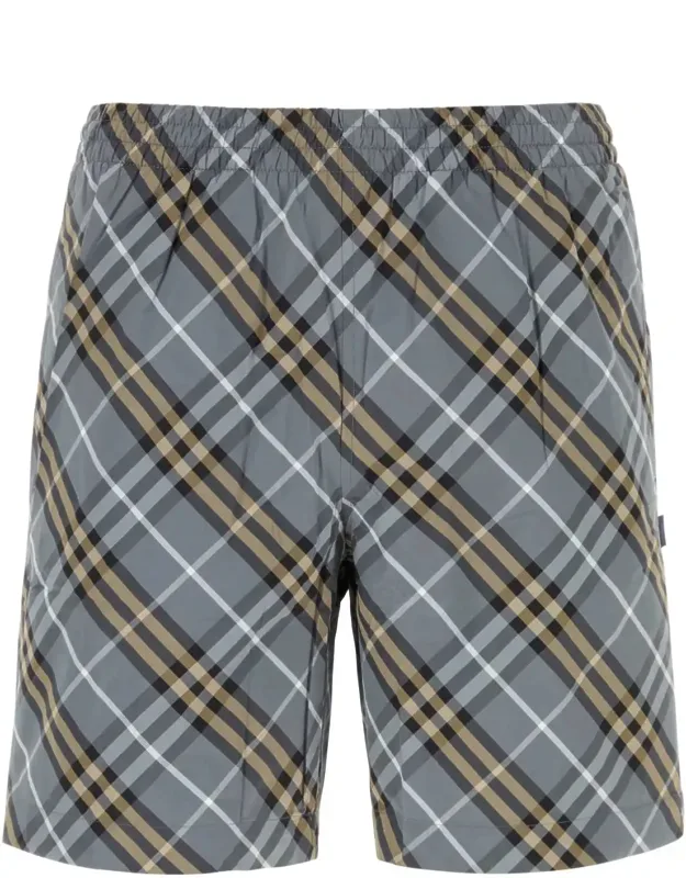 Burberry Embroidered Nylon Swimming Shorts