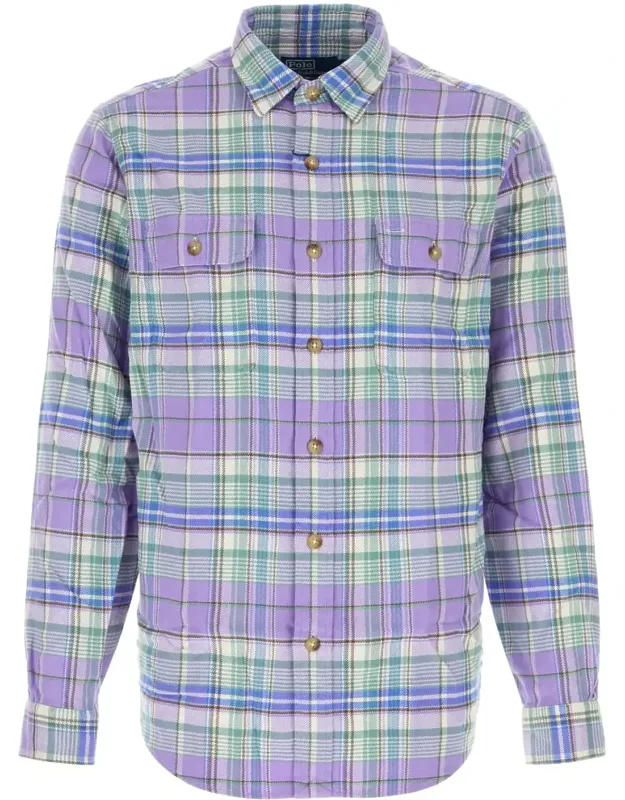 Embroidered Flannel Shirt