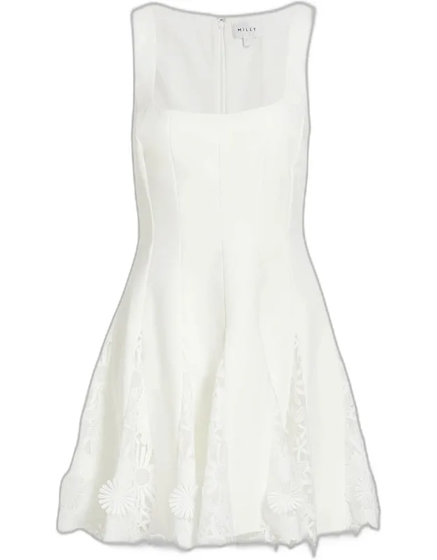 3d Lace Minidress
