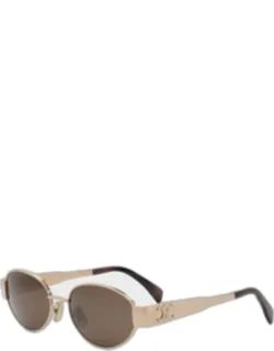 Triomphe 54mm Oval Sunglass