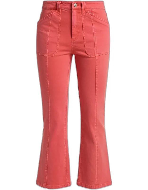 Bootcut Crop Jeans