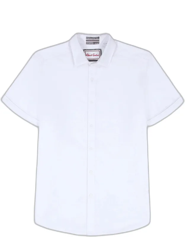 Sutton Solid Linen-cotton Shirt