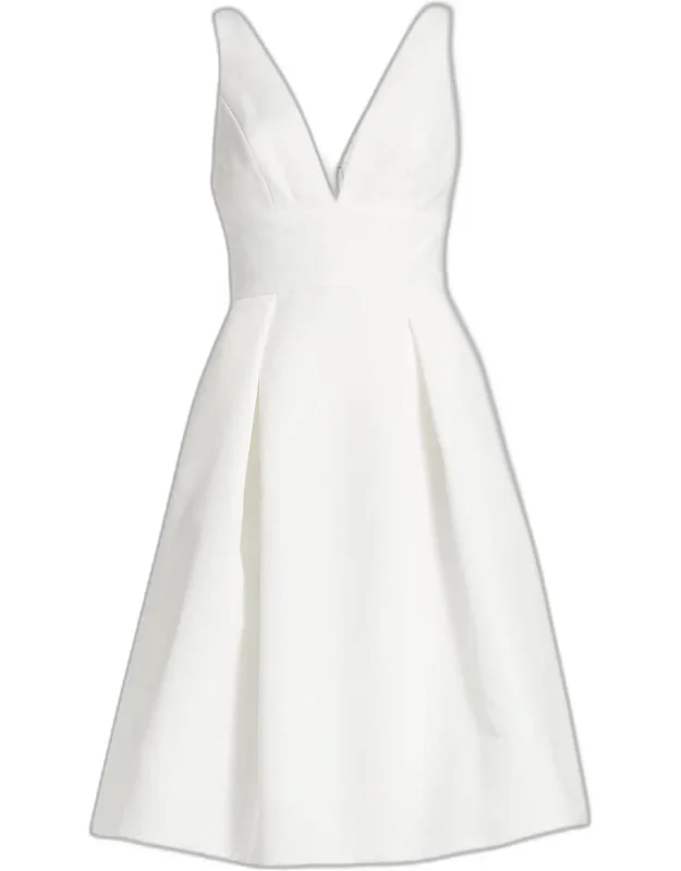 Deep V-neck Dress