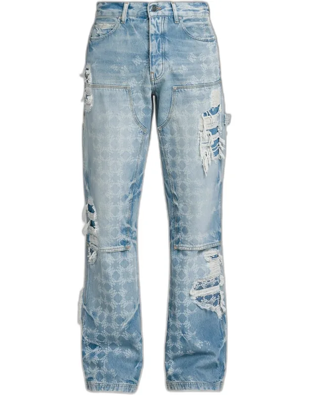 Bleach Bandana Carpenter Jeans