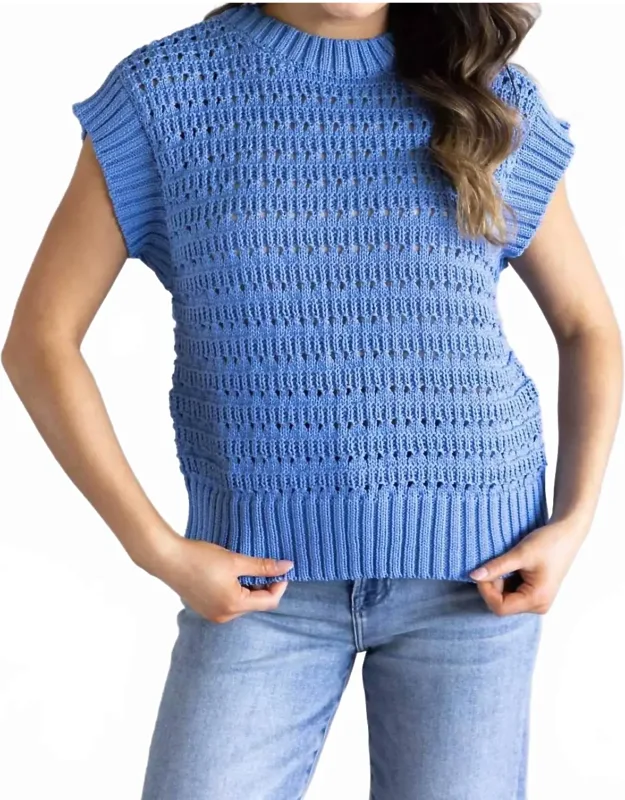 Short Sleeve Open Sweater