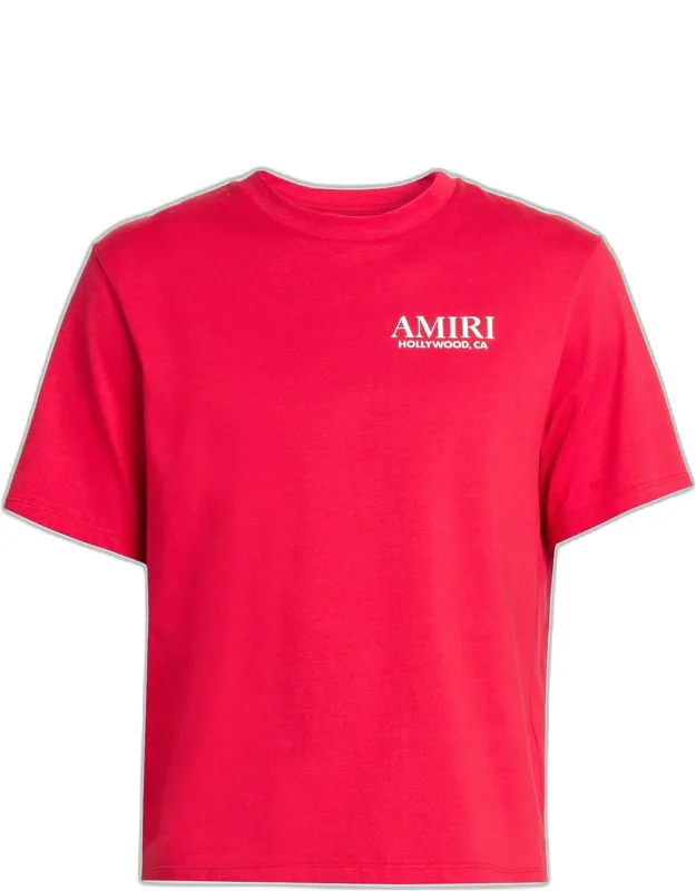 Stacked Cotton Crewneck T-shirt