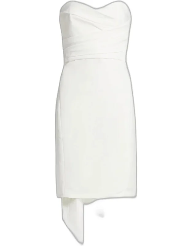 Silk Faille Bow Dress