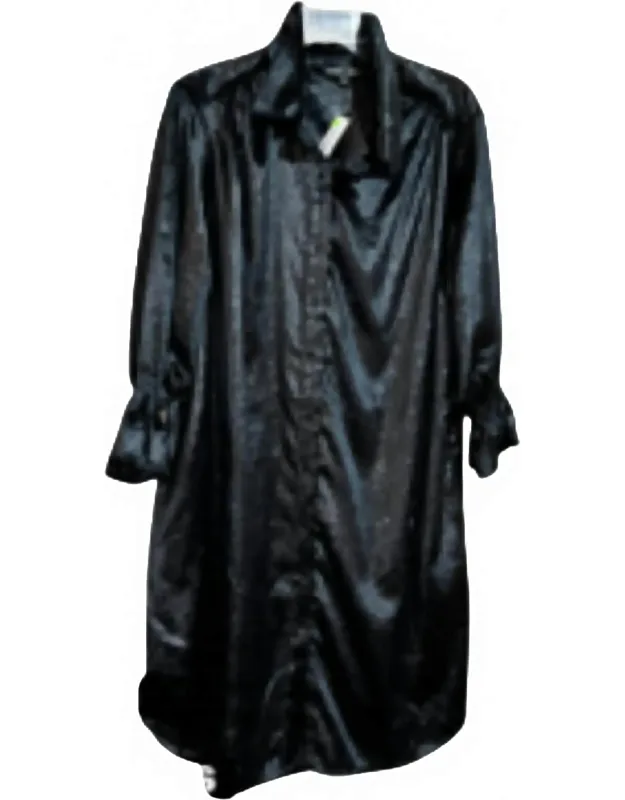 Lurex Shirt Dress