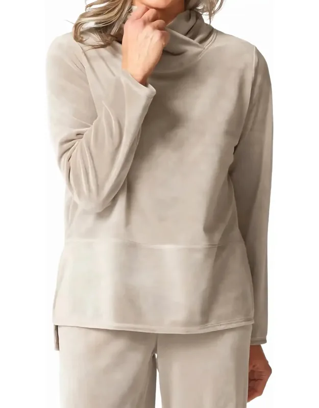 Cozy Velour Tranquil Top