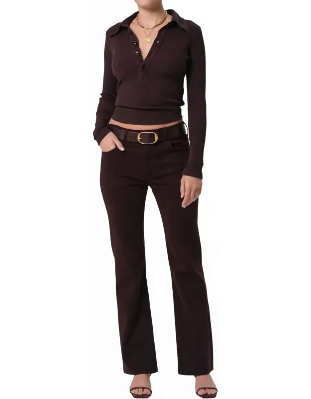 Genova Low Rise Bootcut Pants