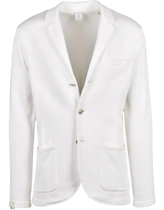 Knitted Cotton Blazer Jacket