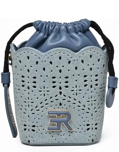 Denim Bucket Bag