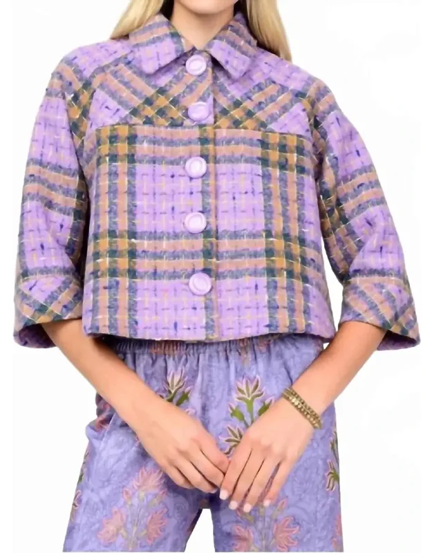 Swing Plaid Jacket
