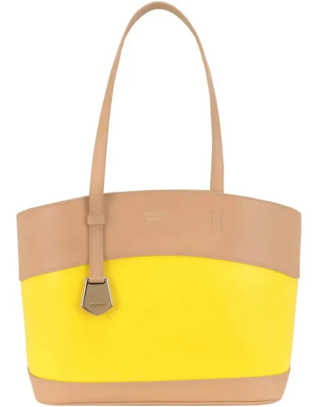 Charming Leather Tote Bag