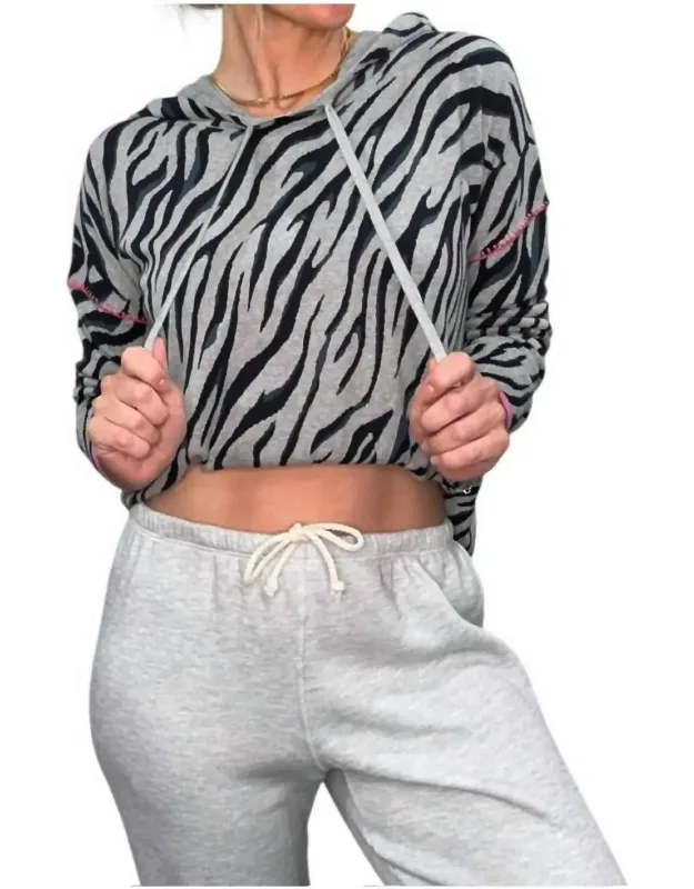 Zebra Stripe Hoodie