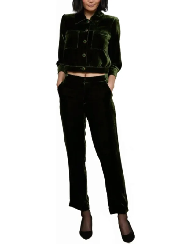 Rebel Trousers In Velvet
