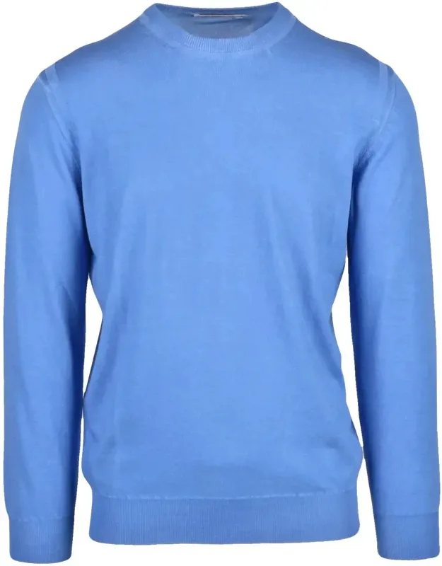 Crew Neck Cotton Sweater