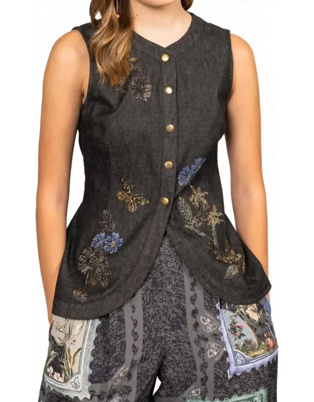 Aster Sleeveless Waistcoat