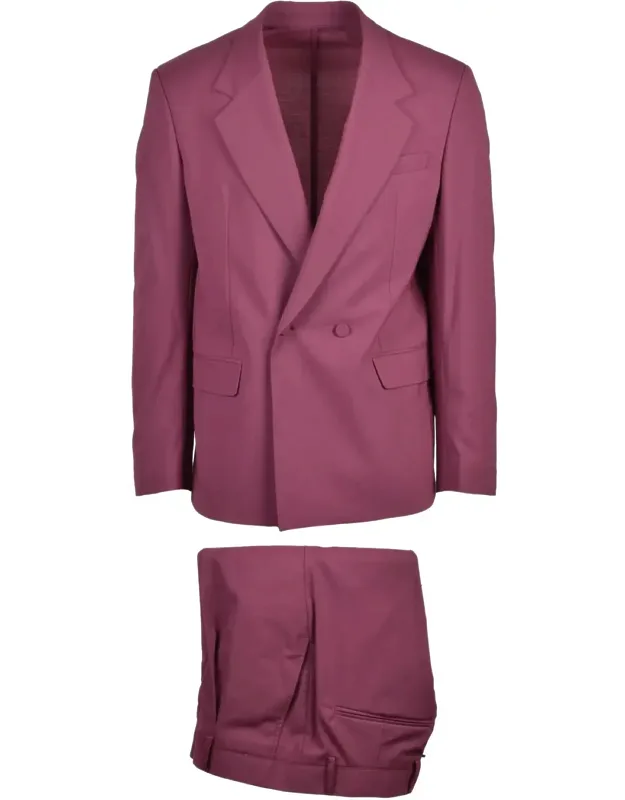 Virgin Wool Polyester Elastane Suit
